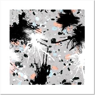 Abstract Splatter Artwork Posters and Art